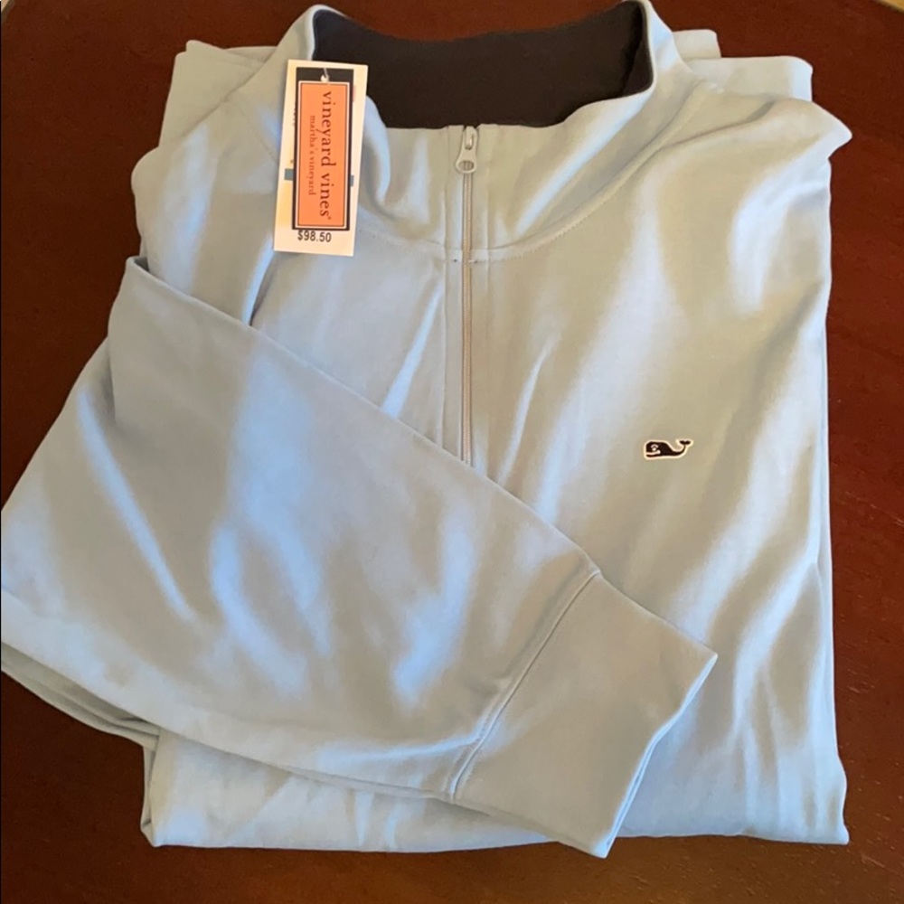 Vineyard Vines Men’s XL Quarter Zip Jake Blue NWT